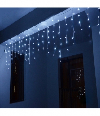 11 m 300 LED varveklių šventinė girlianda (mėlyna)
