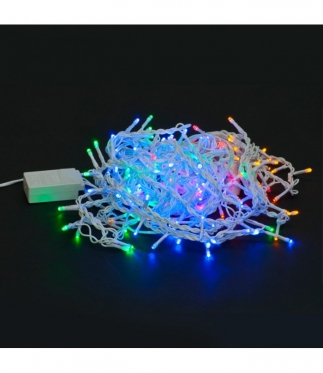 11 m 300 LED varveklių šventinė girlianda (įvairiaspalvė)