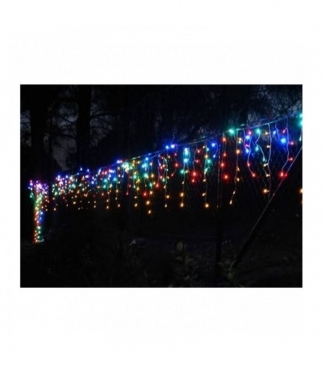 11 m 300 LED varveklių šventinė girlianda (įvairiaspalvė)