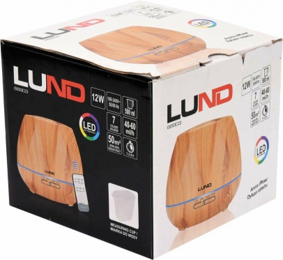 "Lund" aromatinis oro drėkintuvas, 500 ml (šviesios medienos imitacijos)
