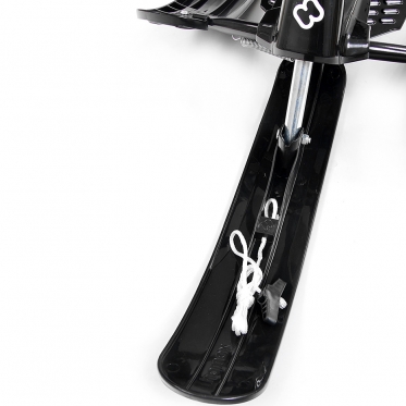 Rogutės su vairu "Hamax Sno Blade", 125 cm (juodos)