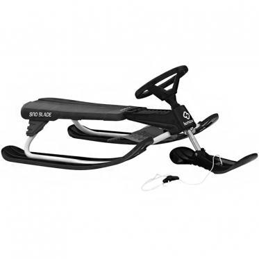 Rogutės su vairu "Hamax Sno Blade", 125 cm (juodos)