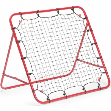Futbolo treniruočių rėmas su elastiniu tinklu "Enero", 100 x 100 cm