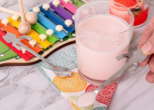 Nerūdijančio plieno šaukšteliai su kačiuko atvaizdu, 2 vnt (sidabriniai)