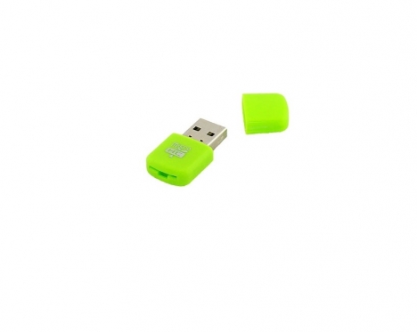 microSD atminties kortelės USB skaitytuvas, 2,6 x 1,9 x 1,2 cm