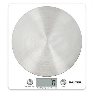 Virtuvės svarstyklės Salter 1036 WHSSDR Disc Electronic Digital - White