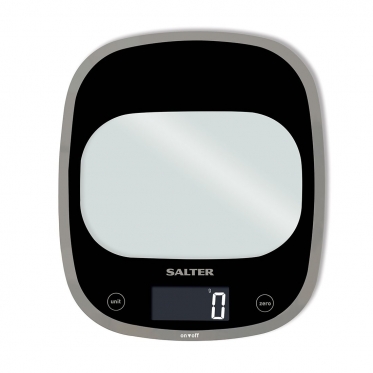 Virtuvės svarstyklės Salter 1050 BKDR Curve Glass Electronic Digital