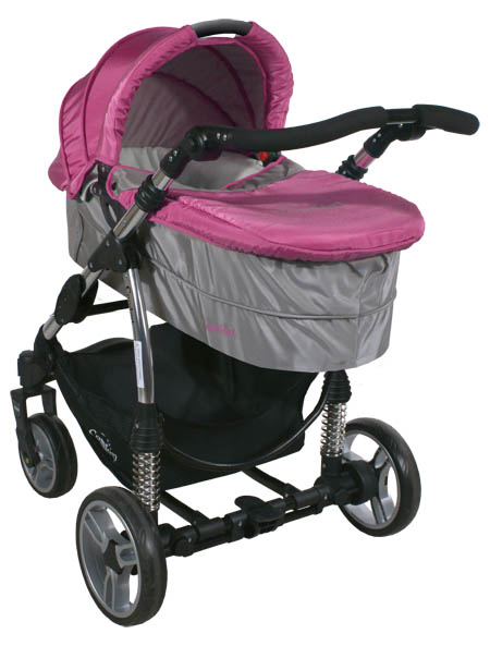 Vaikiškas vežimėlis ARTI Comfort B503 2in1 Pink-Gray