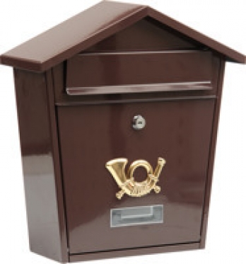 Pašto dėžutė "Vorel 78582", 38 x 32 x 10,5 cm (tamsiai ruda)