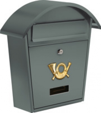 Pašto dėžutė "Vorel 78586", 38 x 32 x 10,5 cm (tamsiai pilka)