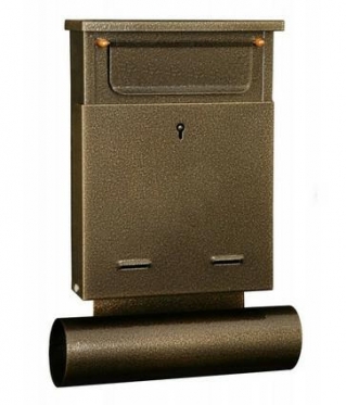 Pašto dėžutė "SZ01T B6", 33,5 x 23 x 6,5 cm (tamsiai ruda)