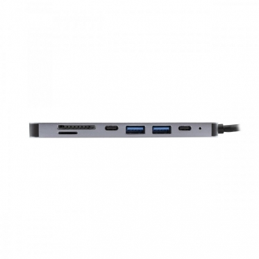 USB šakotuvas Sbox TYPEC-7IN1 PD + C + HDMI + TF + SD + 2 x USB