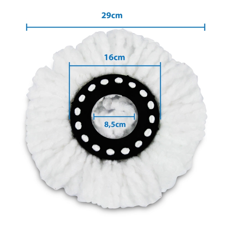 Mikropluošto šluostė tinkanti VISOMS MOP tipo šluotoms