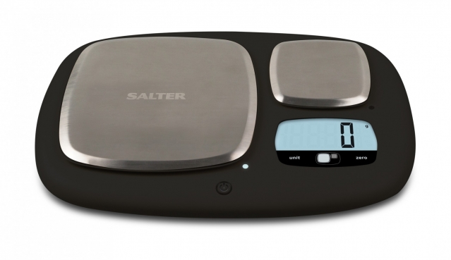 Virtuvinės svarstyklės Salter 1084 BKDR Ultimate Accuracy Dual Platform Black