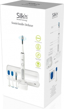 Elektrinis dantų šepetėlis Silkn Sonic Smile Deluxe SSL1PDE11001 white