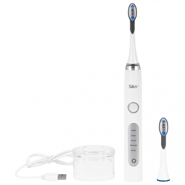 Elektrinis dantų šepetėlis Silkn Sonic Smile White SS1PEUW001