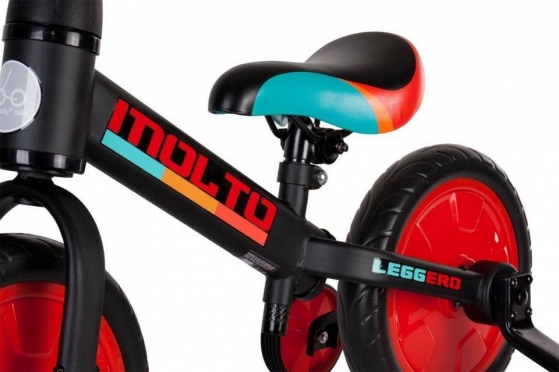 Balansinis dviratukas - triratukas "Sun Baby Molto", Ø 30 cm (raudonas)