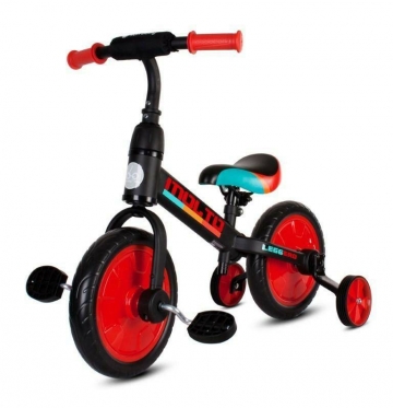 Balansinis dviratukas - triratukas "Sun Baby Molto", Ø 30 cm (raudonas)
