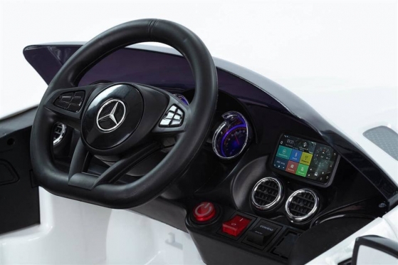Elektrinis vaikiškas automobilis "Mercedes AMG GT" (juodas)