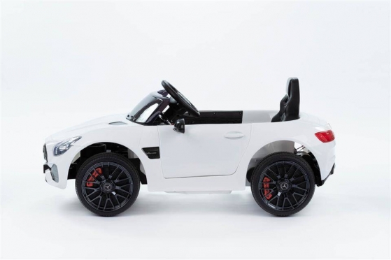 Elektrinis vaikiškas automobilis "Mercedes AMG GT" (baltas)