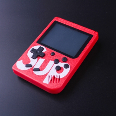Nešiojama žaidimų konsolė "Game Box Sup 400", 1,5 x 7,7 x 11,5 cm (raudona)