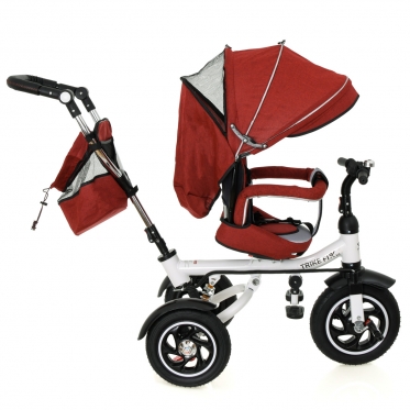 Daugiafunkcinis vežimėlis - triratukas "Trike Fix V3" (raudonas)