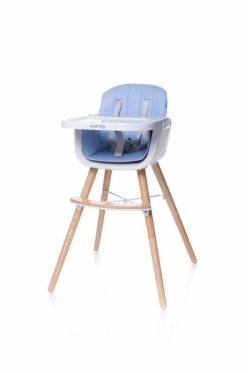 "4BABY" reguliuojamo aukščio maitinimo kėdutė "Scandy", 84 - 58 x 39 x 43 cm (mėlyna)