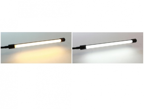 USB LED lempa su spaustuku, 12 x 27 x 63 cm (balta)