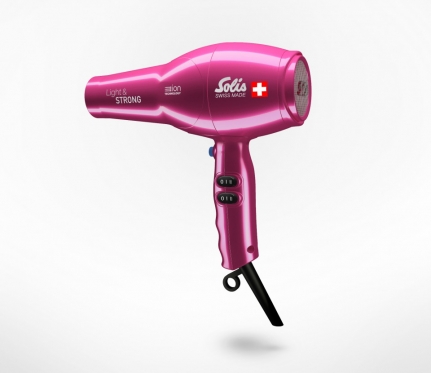 Plaukų džiovintuvas Solis 969.45 Light & Strong Pink