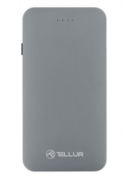 Išorinė baterija Tellur QC 3.0 Fast Charge, 5000mAh, 3in1 gray
