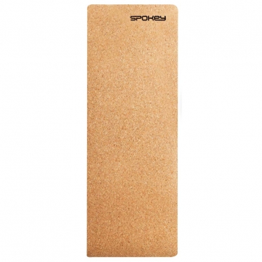 Kamštinis fitneso kilimėlis "Spokey Tq", 180 x 60 x 0,4 cm (mėlynas, rudas)