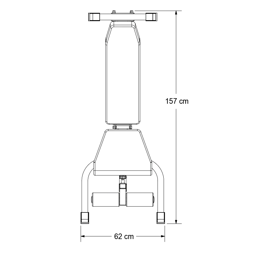 Reguliuojamas treniruočių suoliukas Body Craft F602