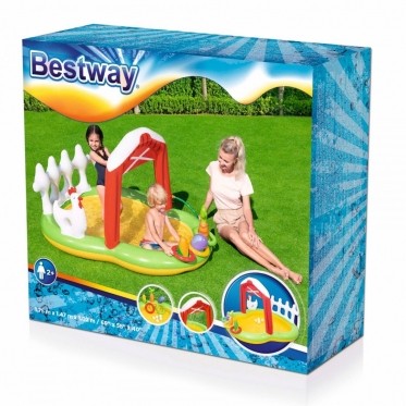 "Bestway" pripučiamas vaikiškas baseinas "Ūkis", 175 x 147 x 102 cm