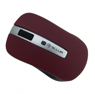 Belaidė pelė Tellur Basic LED dark red
