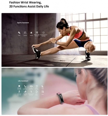 Išmanusis laikrodis Huawei Honor Band 5 Sport glacier grey strap (AW70)