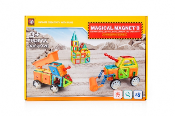 Konstruktorius "Magiški magnetai", 162 vnt