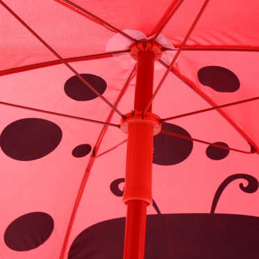 Vaikiškas staliukas su skėčiu ir kėdės "Boružėlė"