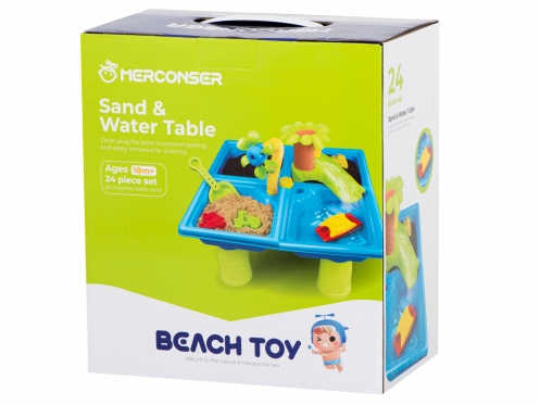 "Merconser" staliukas smėliui ir vandeniui "Beach Toy", 24 vnt