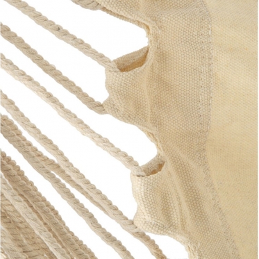 Pakabinamas braziliškas hamakas su pagalvėlėmis, 100 x 100 cm (baltas)