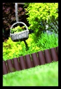 Dekoratyvinė tvorelė sodo apželdinimui "Palisade", 14,5 cm x 94 cm (pilka)