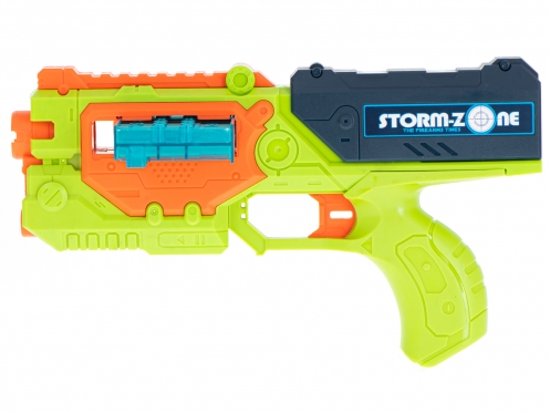"Dienuo Toys" šautuvas ir priedai "Storm - Zone" (žalias, pilkas, oranžinis)