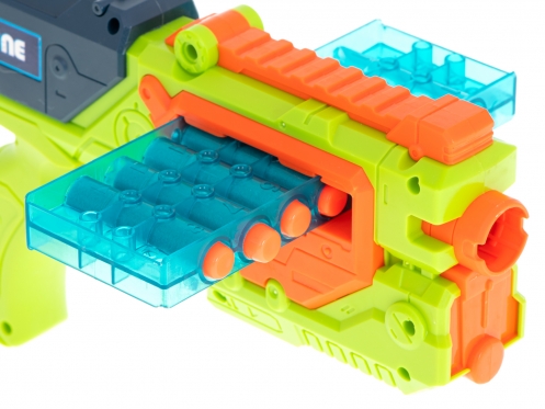 "Dienuo Toys" šautuvas ir priedai "Storm - Zone" (žalias, pilkas, oranžinis)