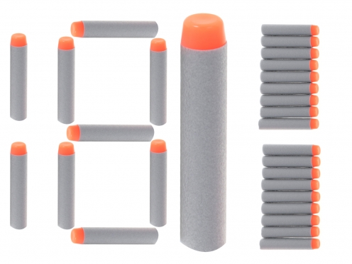 "Dienuo Toys" šautuvas ir priedai "Storm - Zone" (baltas, pilkas, oranžinis)
