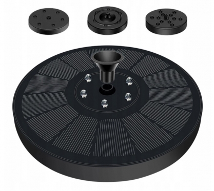 Saulės energijos fontanas su apšvietimu ir vandens pompa "SP13D"