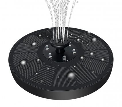 Saulės energijos fontanas su apšvietimu ir vandens pompa "SP13D"