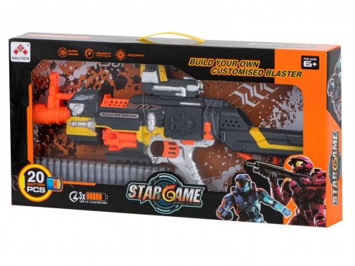 "Kai Li Toys" šautuvas ir šoviniai "Raging Fire"