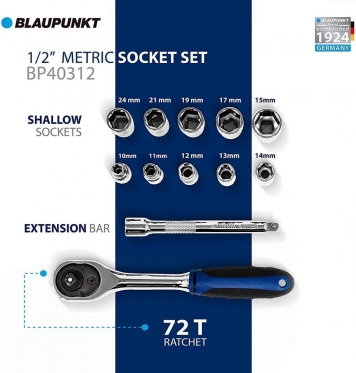 Lizdų ir įrankių komplektas Blaupunkt BP40312