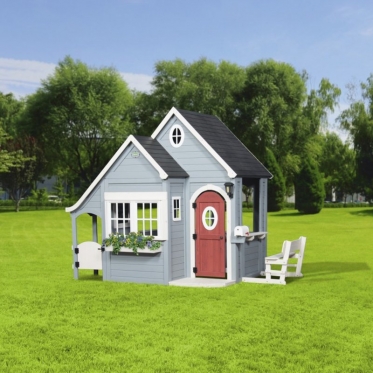Medinis žaidimų namelis "Step2 Wiosenny Backyard Discovery", 335,5 x 210,5 x 265,5 cm