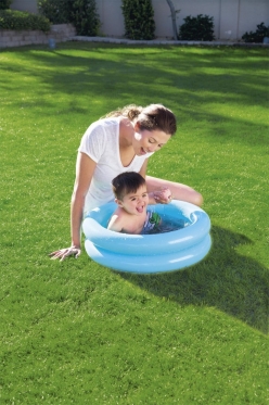 Pripučiamas vaikiškas baseinas "Bestway", 61 x 15 cm (mėlynas)