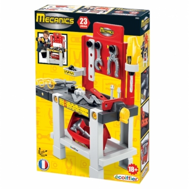 Mechaniko rinkinys "Ecoiffier", 23 priedai